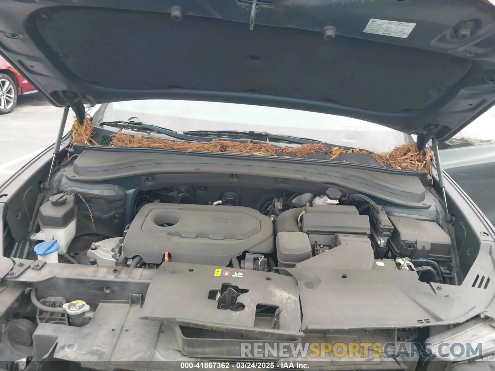 10 fotografías del automóvil dañado 5NMS23AD1KH067456 HYUNDAI SANTA FE 2019