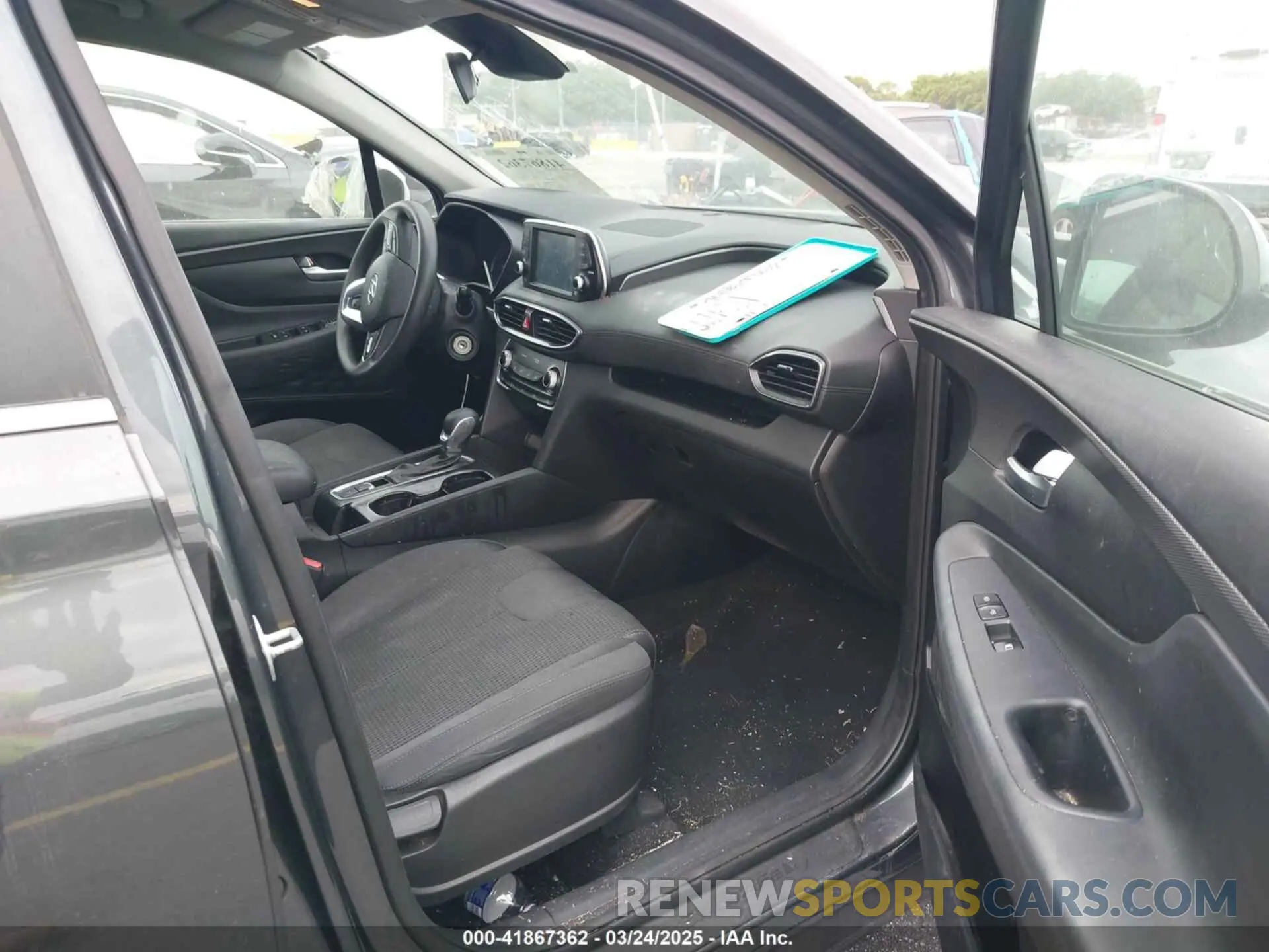 5 fotografías del automóvil dañado 5NMS23AD1KH067456 HYUNDAI SANTA FE 2019