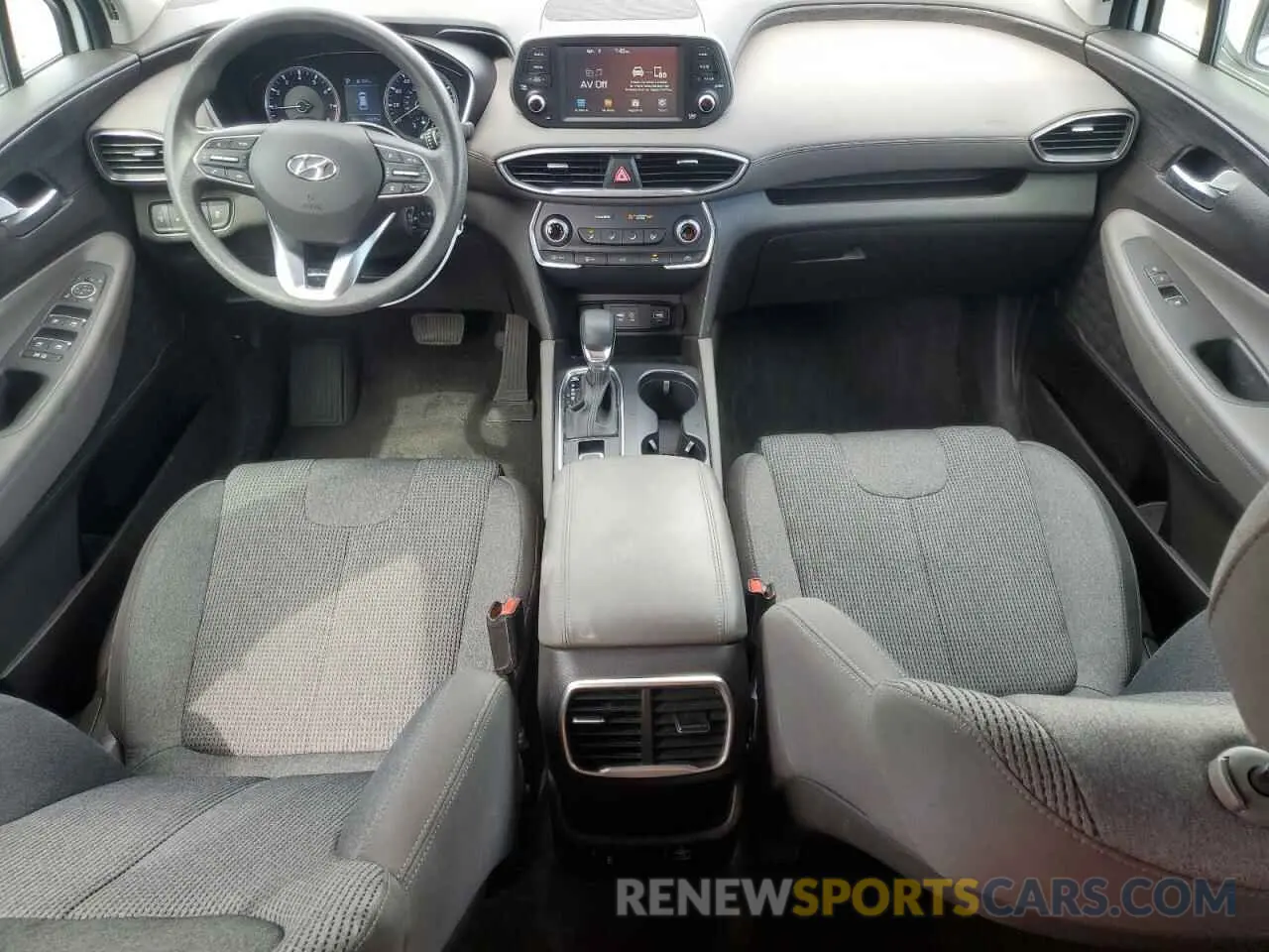 8 fotografías del automóvil dañado 5NMS23AD2KH100402 HYUNDAI SANTA FE 2019