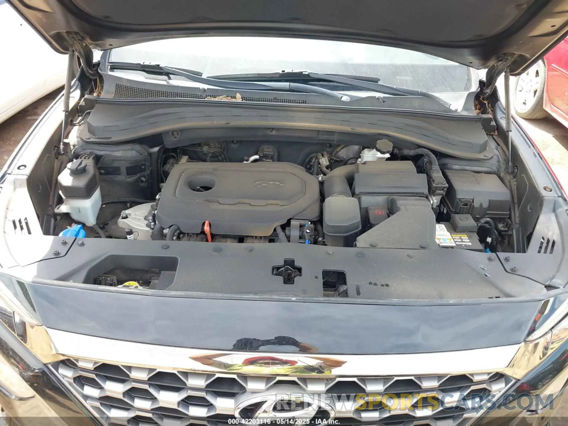 10 fotografías del automóvil dañado 5NMS23AD3KH016699 HYUNDAI SANTA FE 2019