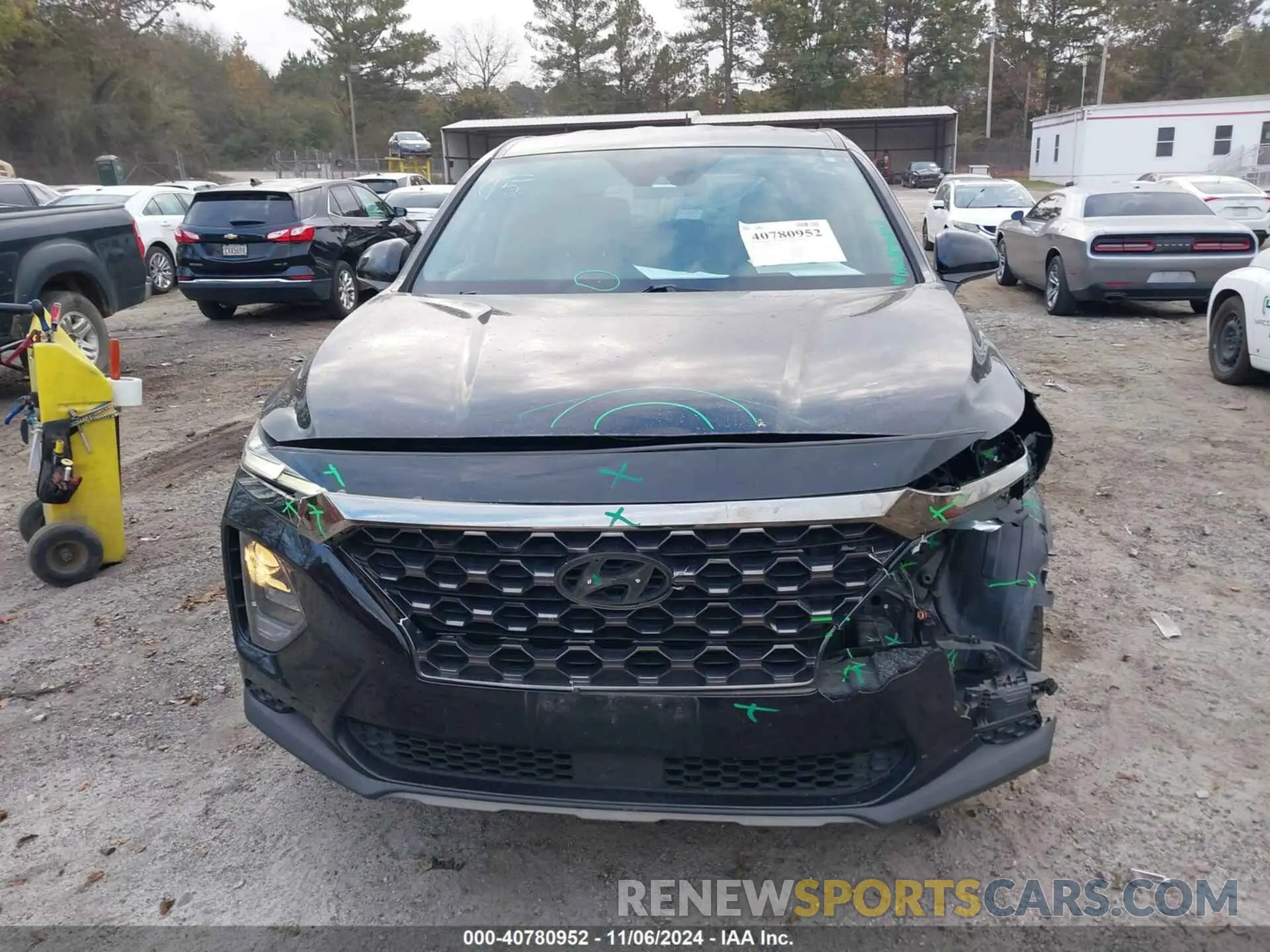 12 fotografías del automóvil dañado 5NMS23AD3KH064655 HYUNDAI SANTA FE 2019