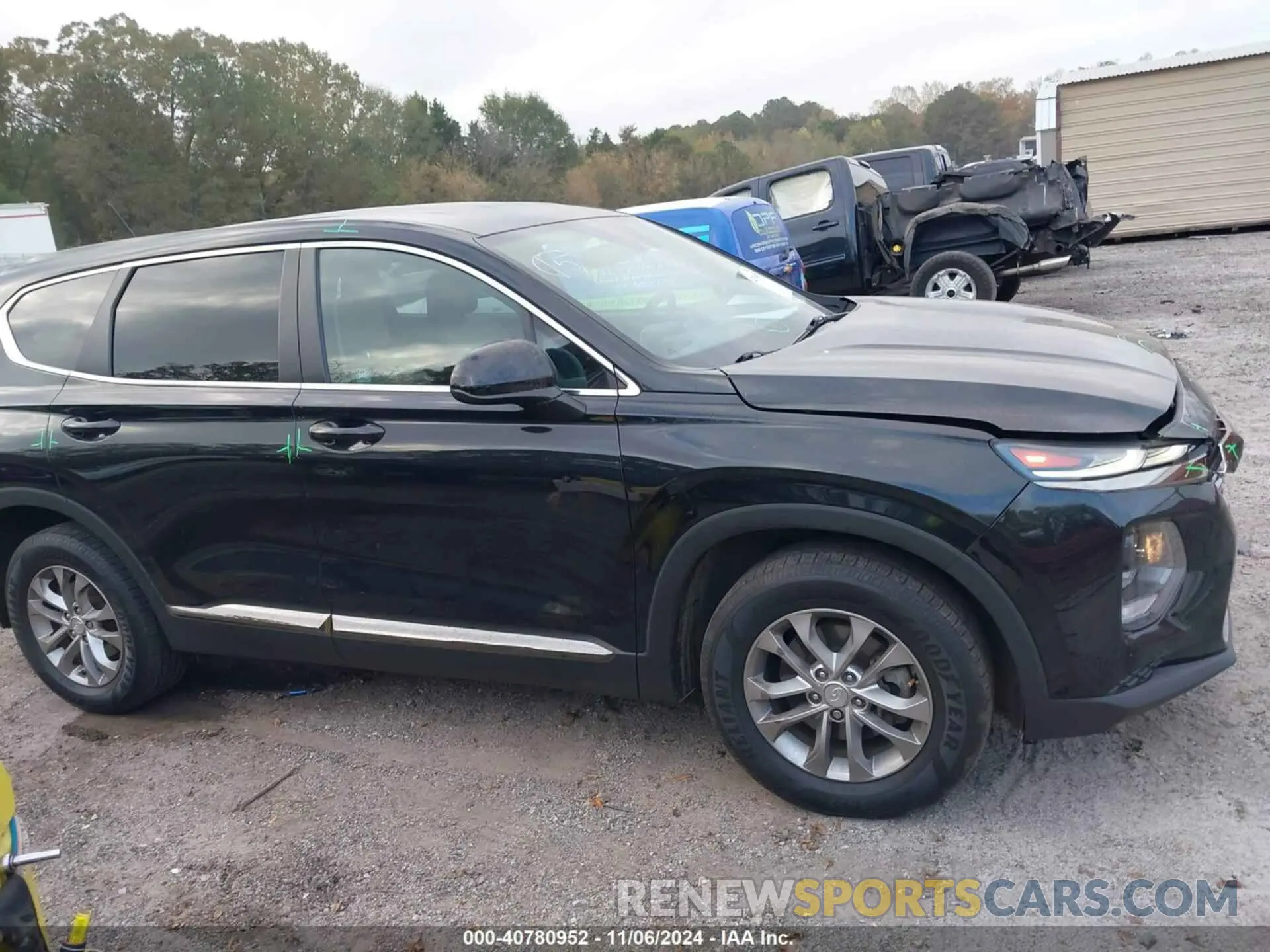 13 fotografías del automóvil dañado 5NMS23AD3KH064655 HYUNDAI SANTA FE 2019