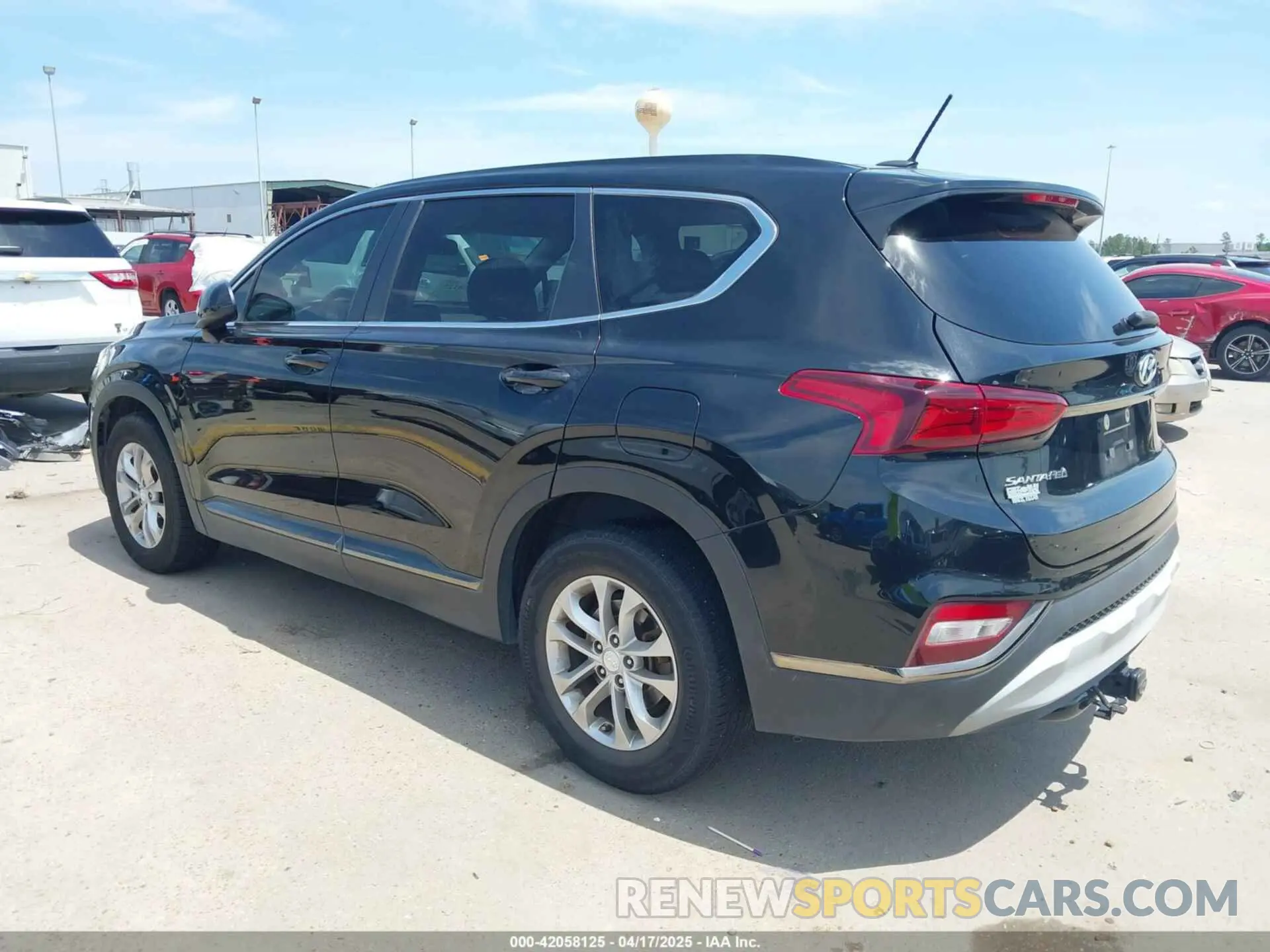 3 fotografías del automóvil dañado 5NMS23AD3KH129780 HYUNDAI SANTA FE 2019