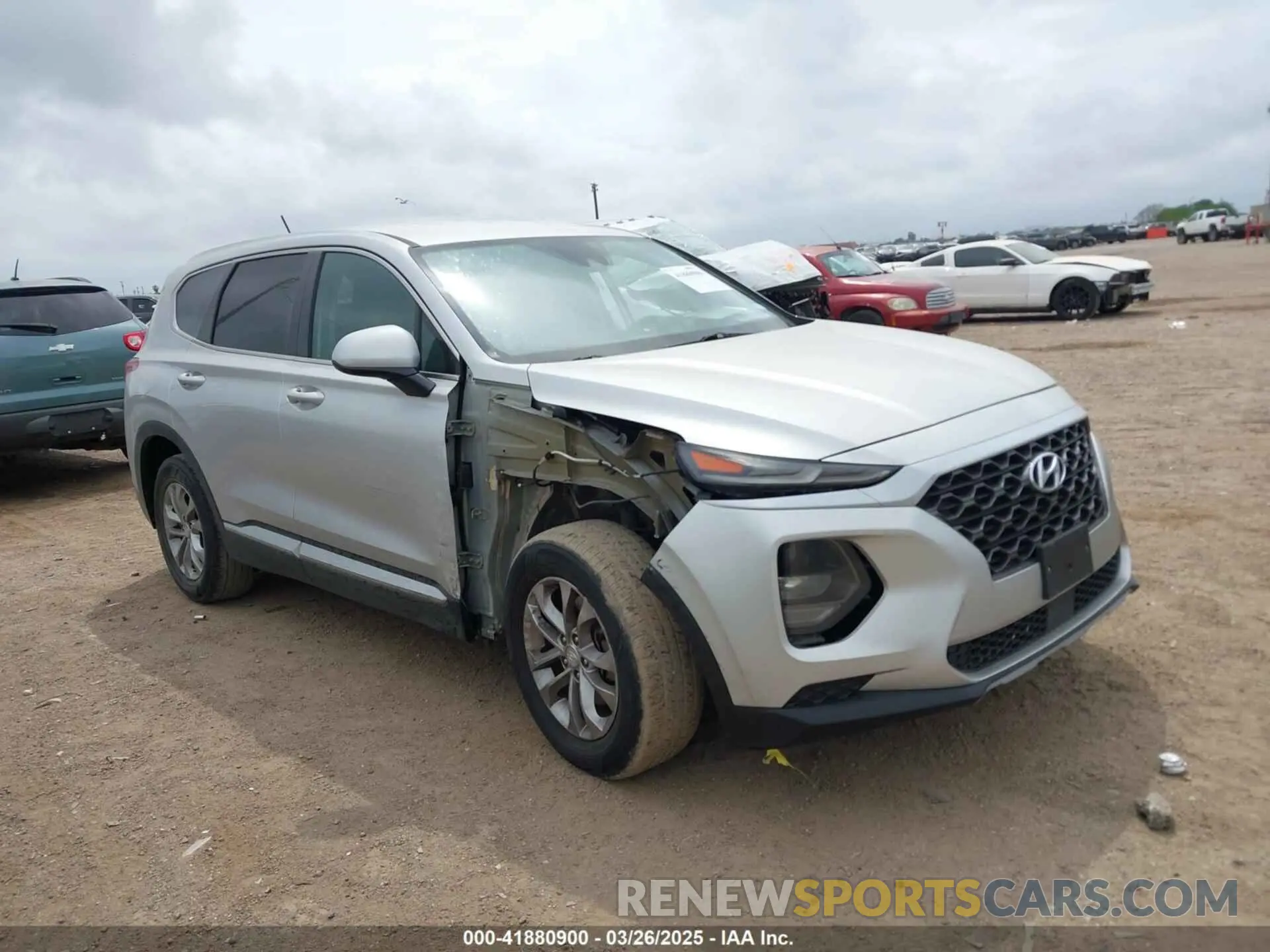 1 fotografías del automóvil dañado 5NMS23AD4KH046066 HYUNDAI SANTA FE 2019
