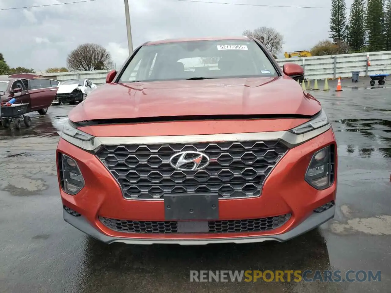 5 fotografías del automóvil dañado 5NMS23AD4KH096160 HYUNDAI SANTA FE 2019