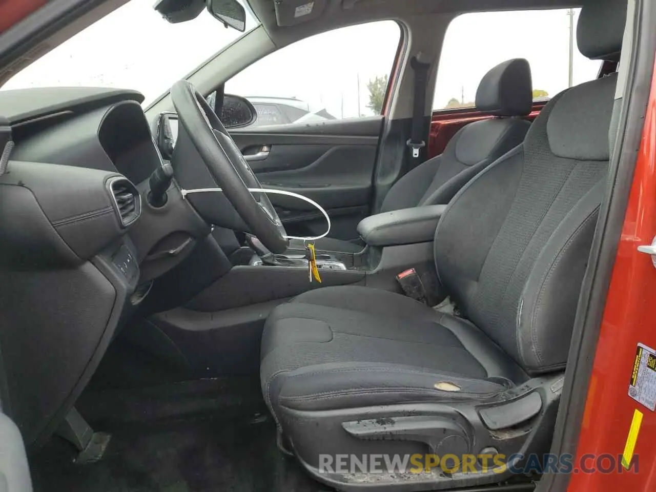 7 fotografías del automóvil dañado 5NMS23AD4KH096160 HYUNDAI SANTA FE 2019