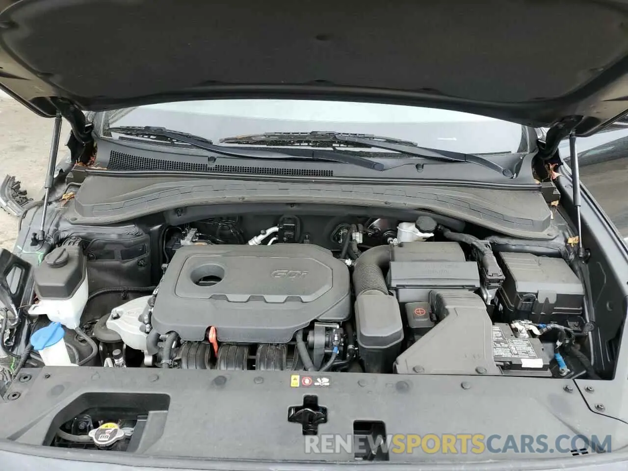 11 fotografías del automóvil dañado 5NMS23AD4KH103317 HYUNDAI SANTA FE 2019