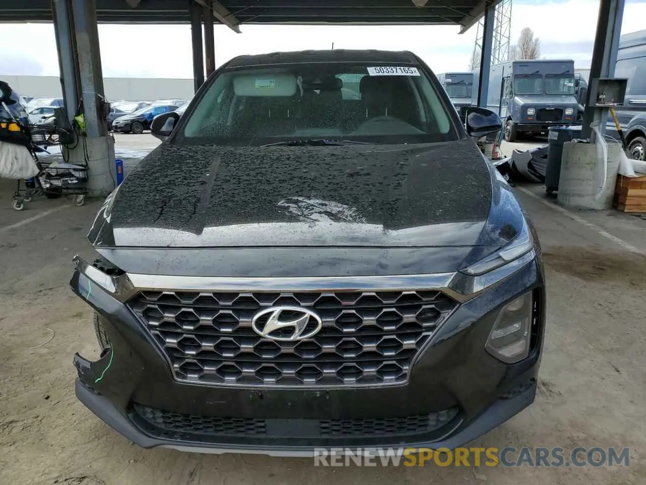 5 fotografías del automóvil dañado 5NMS23AD4KH103317 HYUNDAI SANTA FE 2019