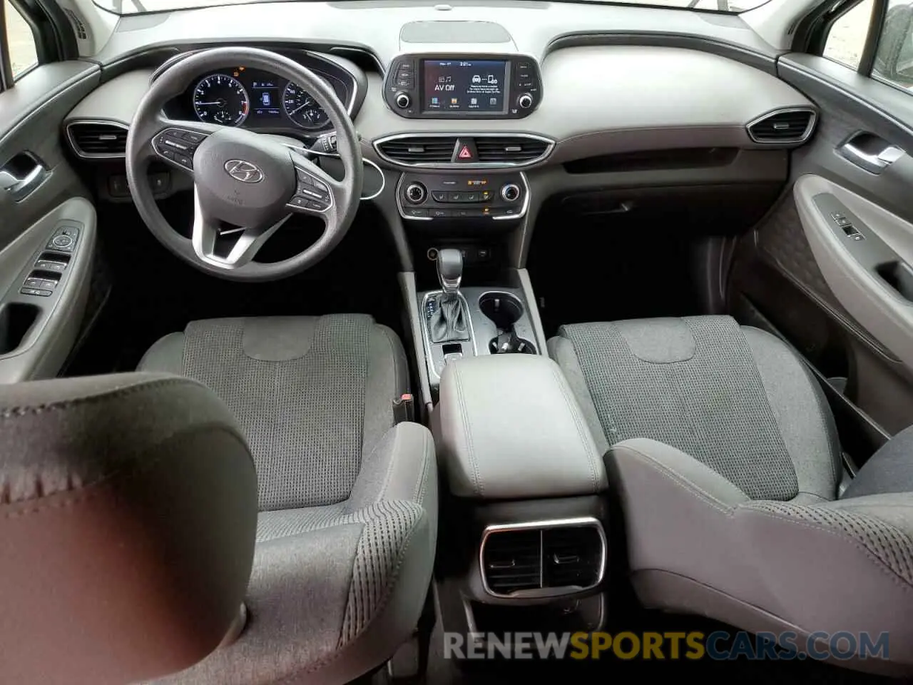 8 fotografías del automóvil dañado 5NMS23AD4KH103317 HYUNDAI SANTA FE 2019