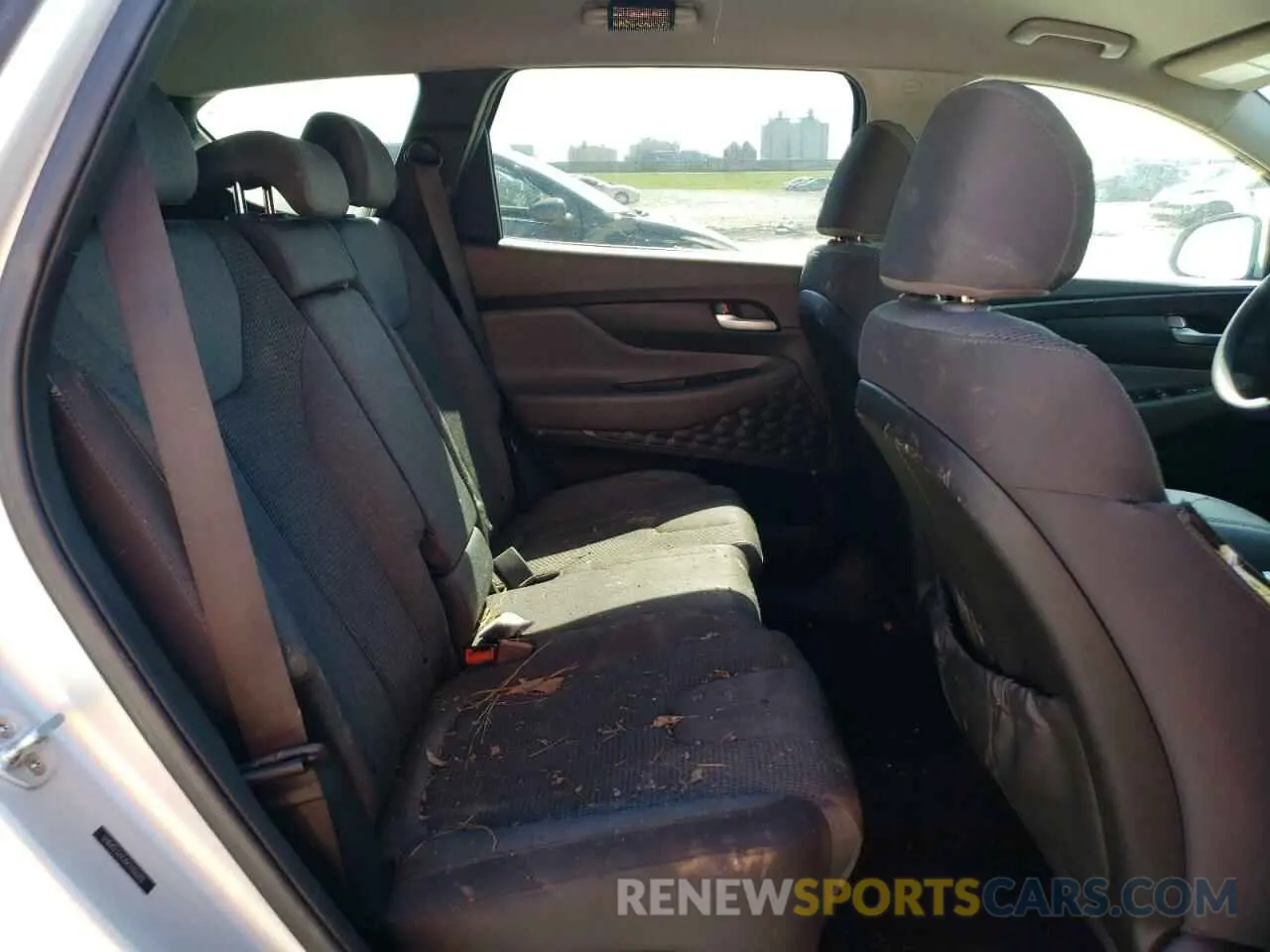 10 fotografías del automóvil dañado 5NMS23AD4KH106203 HYUNDAI SANTA FE 2019