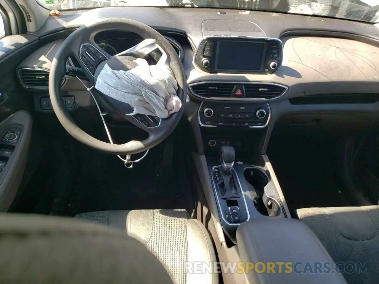 8 fotografías del automóvil dañado 5NMS23AD4KH106203 HYUNDAI SANTA FE 2019