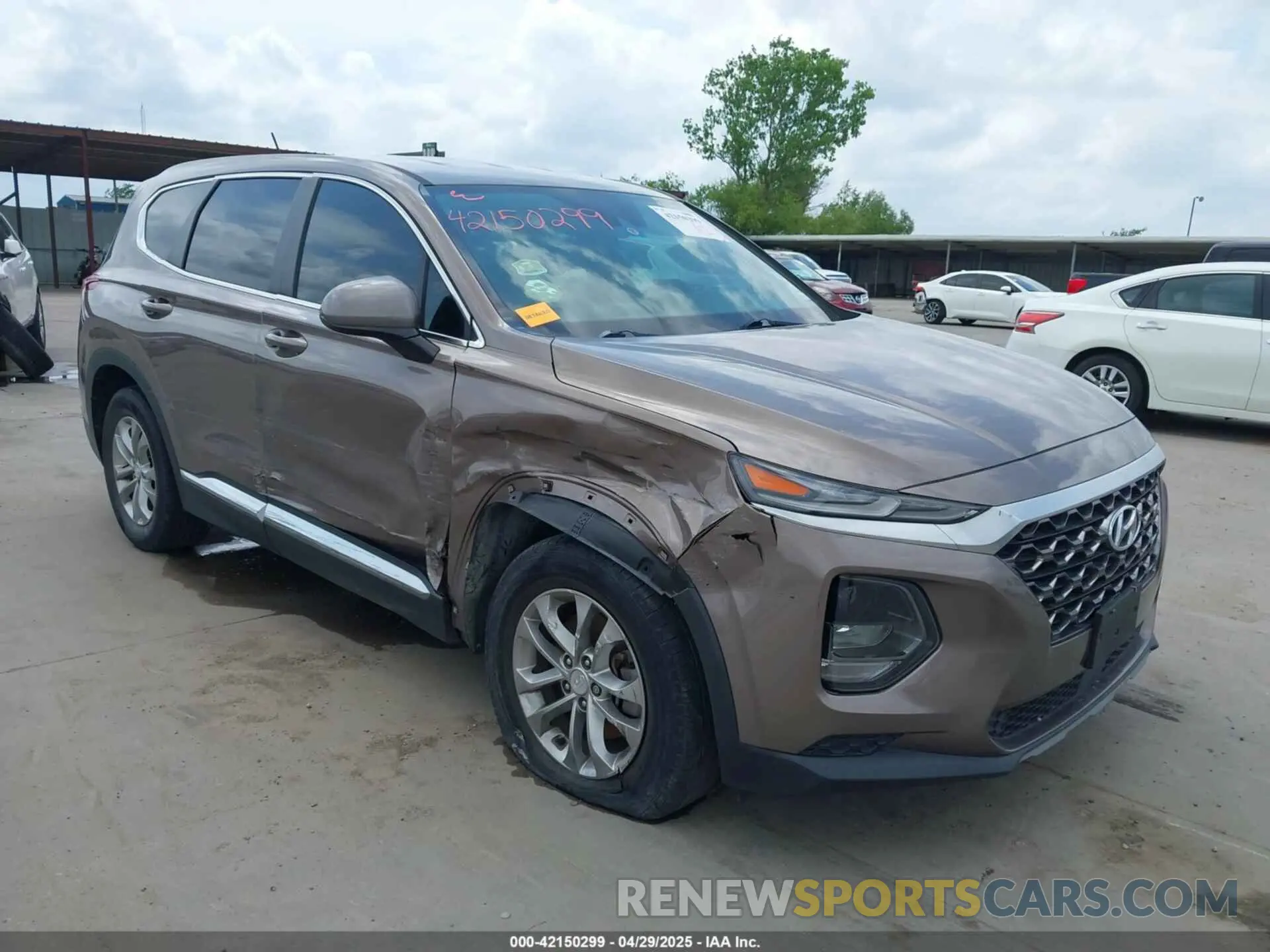 1 fotografías del automóvil dañado 5NMS23AD4KH132123 HYUNDAI SANTA FE 2019