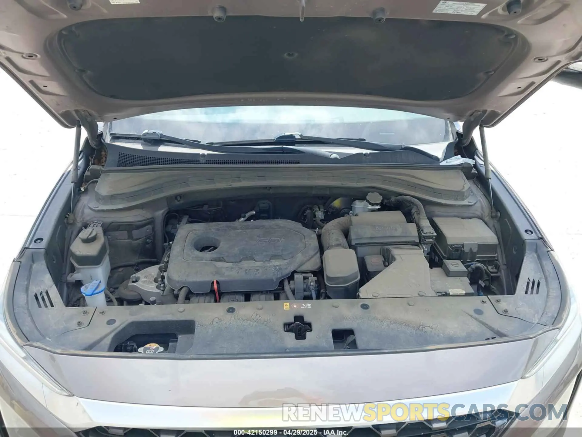 10 fotografías del automóvil dañado 5NMS23AD4KH132123 HYUNDAI SANTA FE 2019