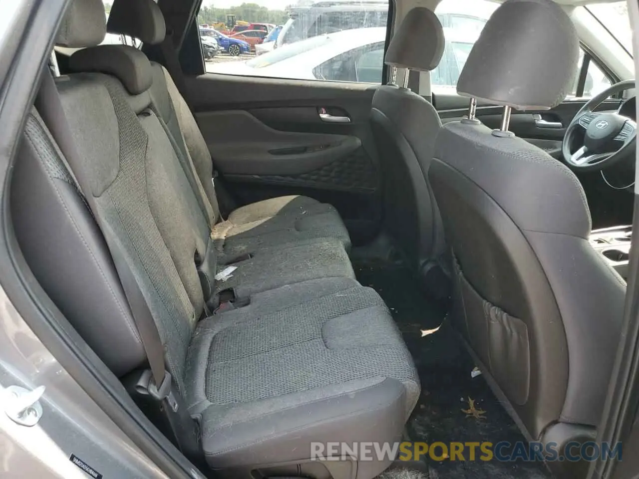 10 fotografías del automóvil dañado 5NMS23AD5KH104668 HYUNDAI SANTA FE 2019