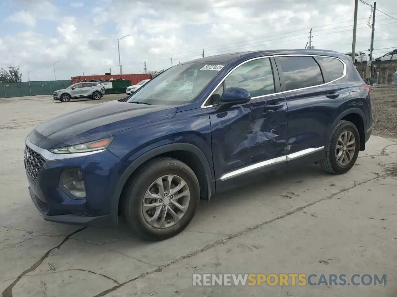 1 fotografías del automóvil dañado 5NMS23AD5KH128369 HYUNDAI SANTA FE 2019