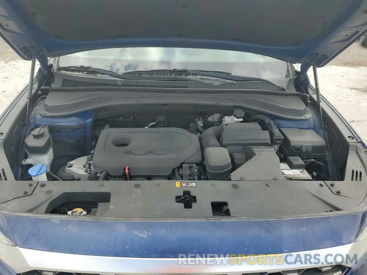12 fotografías del automóvil dañado 5NMS23AD5KH128369 HYUNDAI SANTA FE 2019