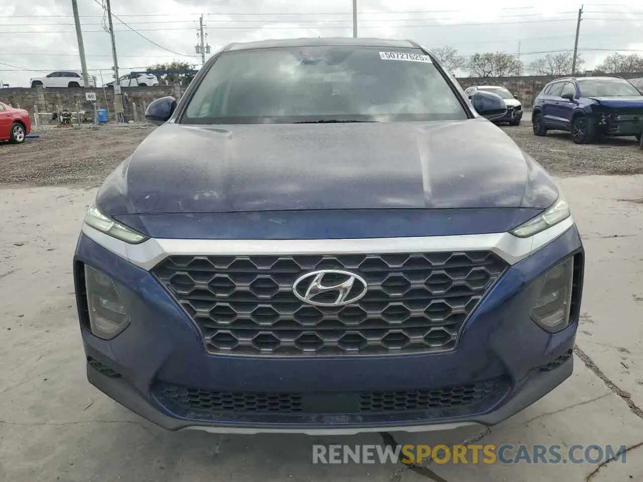5 fotografías del automóvil dañado 5NMS23AD5KH128369 HYUNDAI SANTA FE 2019