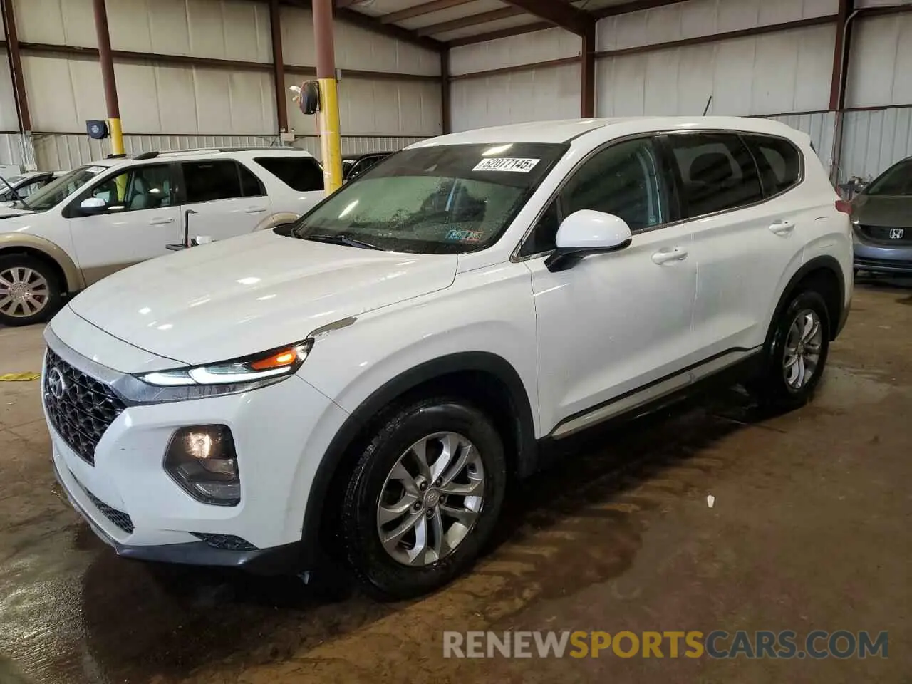1 fotografías del automóvil dañado 5NMS23AD6KH009486 HYUNDAI SANTA FE 2019