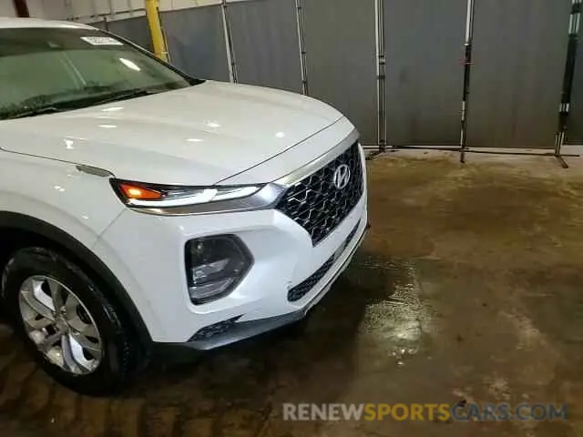 14 fotografías del automóvil dañado 5NMS23AD6KH009486 HYUNDAI SANTA FE 2019