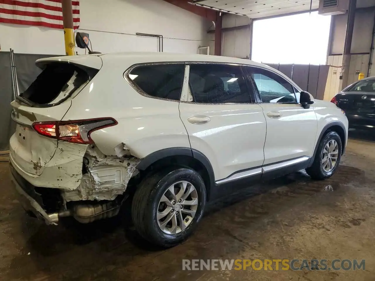 3 fotografías del automóvil dañado 5NMS23AD6KH009486 HYUNDAI SANTA FE 2019