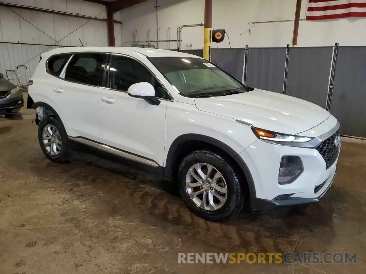 4 fotografías del automóvil dañado 5NMS23AD6KH009486 HYUNDAI SANTA FE 2019