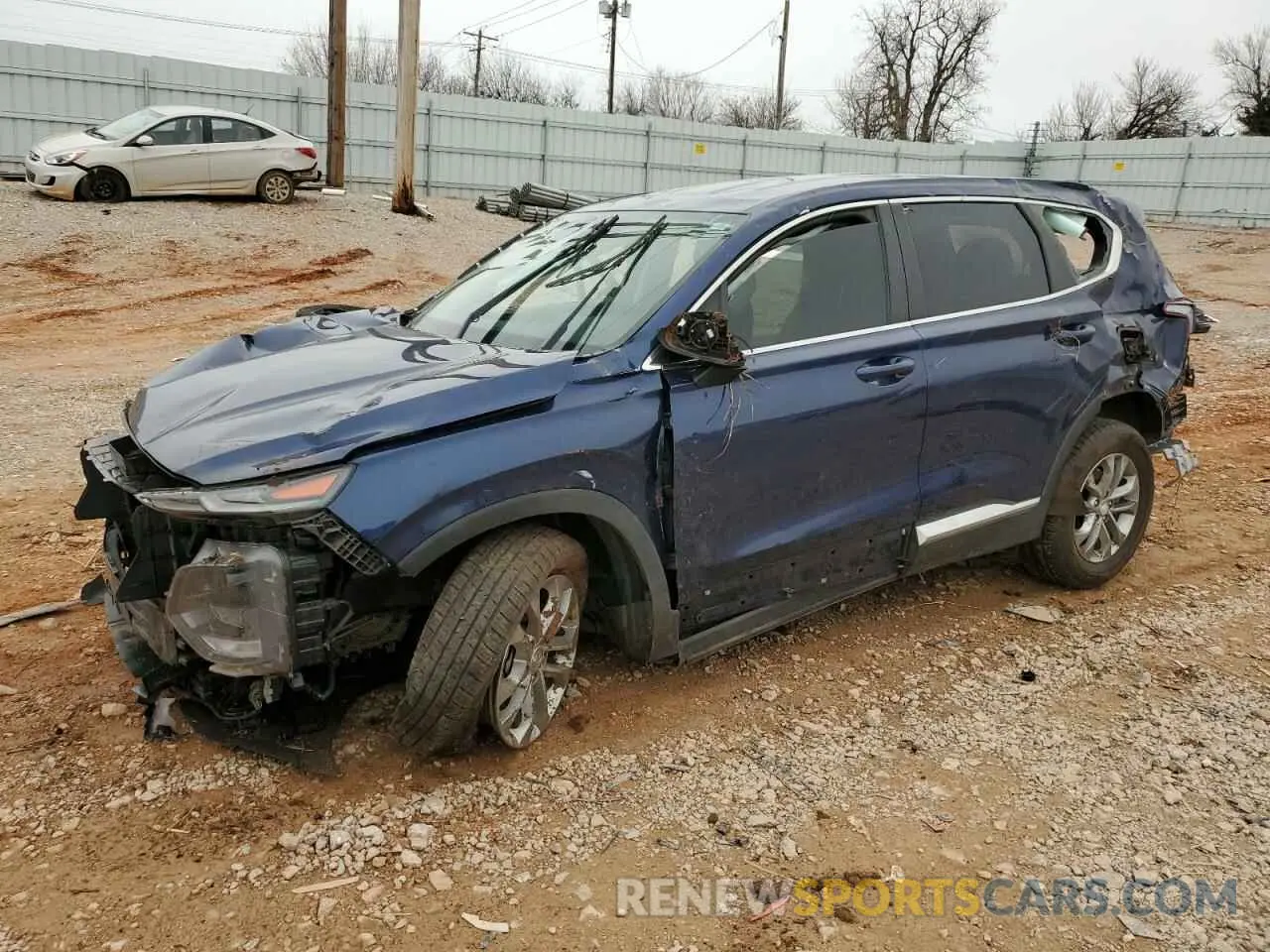 1 fotografías del automóvil dañado 5NMS23AD6KH049065 HYUNDAI SANTA FE 2019