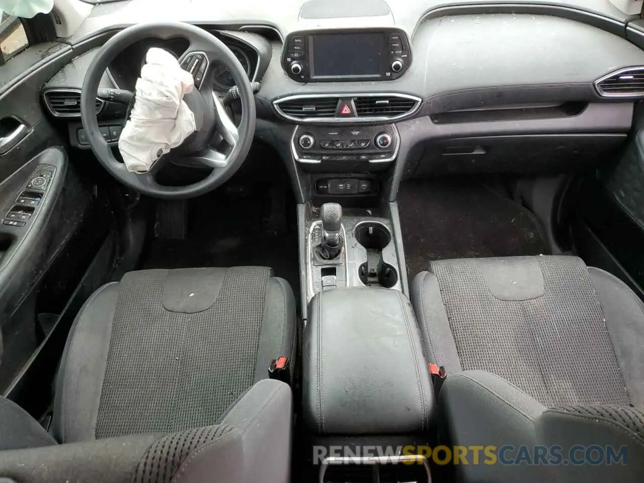 8 fotografías del automóvil dañado 5NMS23AD6KH049065 HYUNDAI SANTA FE 2019