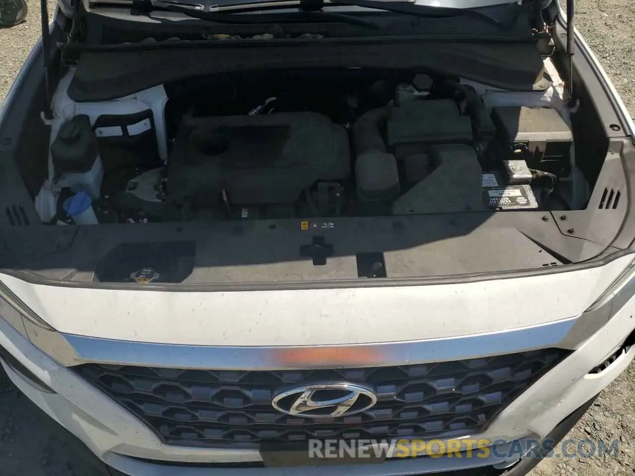 12 fotografías del automóvil dañado 5NMS23AD6KH083202 HYUNDAI SANTA FE 2019