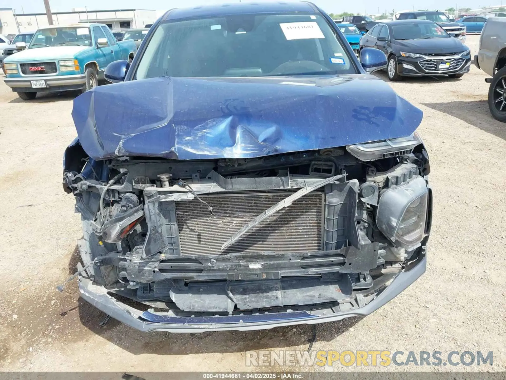 6 fotografías del automóvil dañado 5NMS23AD7KH003101 HYUNDAI SANTA FE 2019