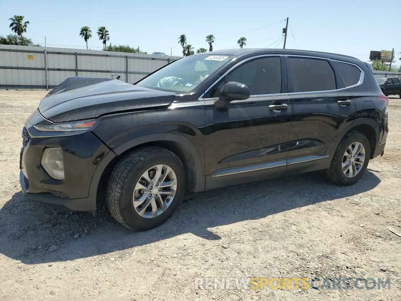 1 fotografías del automóvil dañado 5NMS23AD7KH008783 HYUNDAI SANTA FE 2019