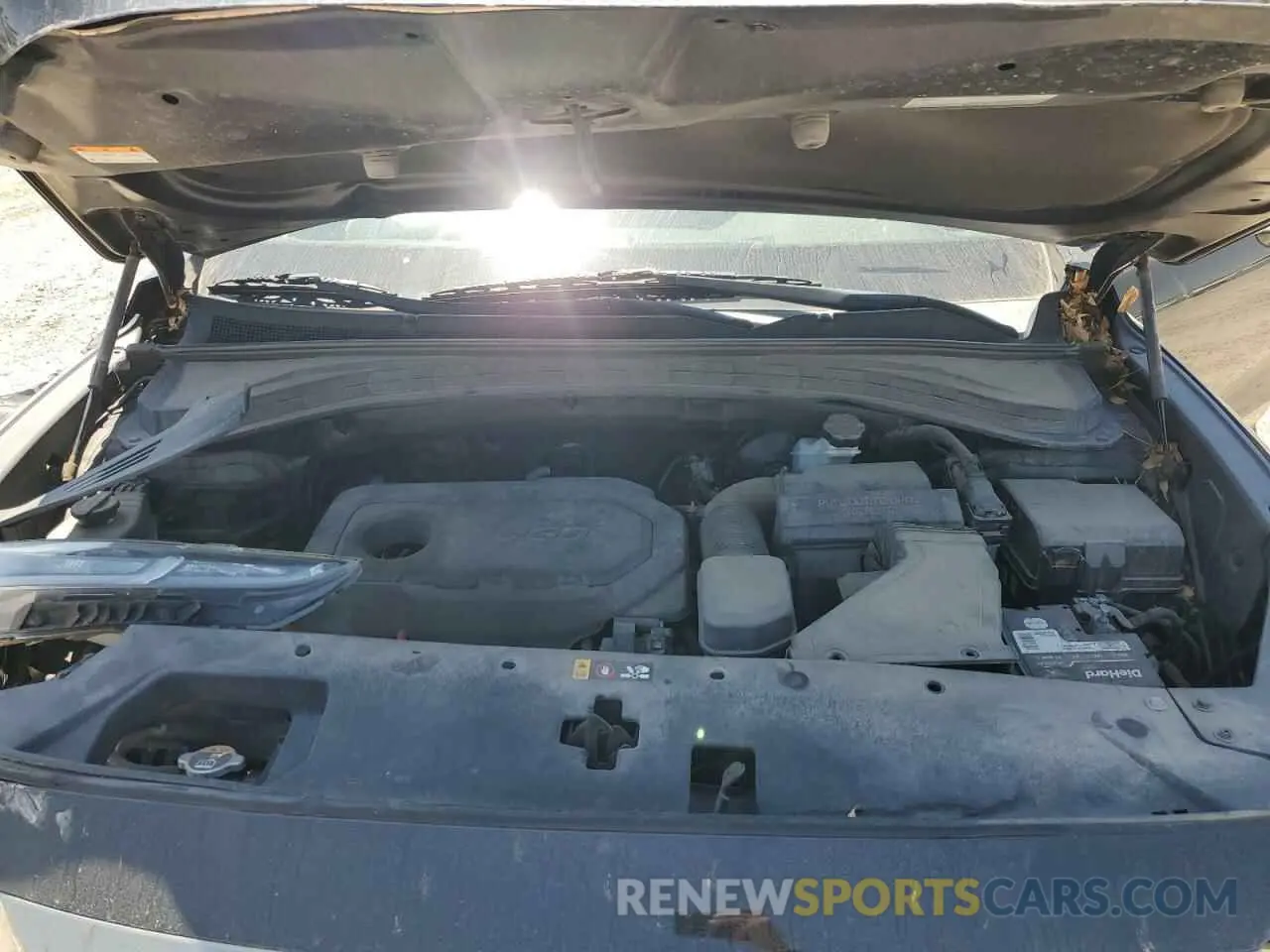 14 fotografías del automóvil dañado 5NMS23AD7KH008783 HYUNDAI SANTA FE 2019