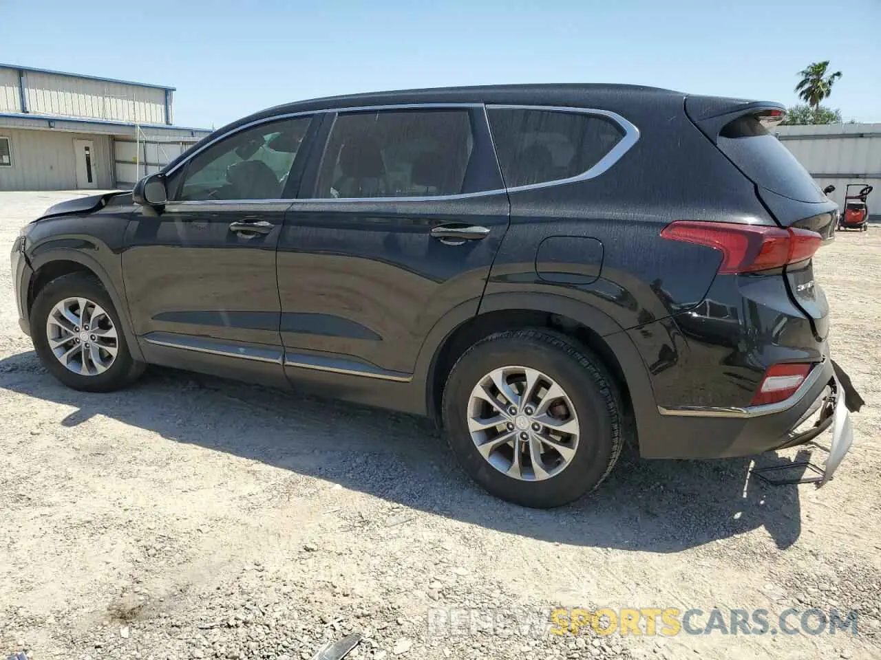 2 fotografías del automóvil dañado 5NMS23AD7KH008783 HYUNDAI SANTA FE 2019