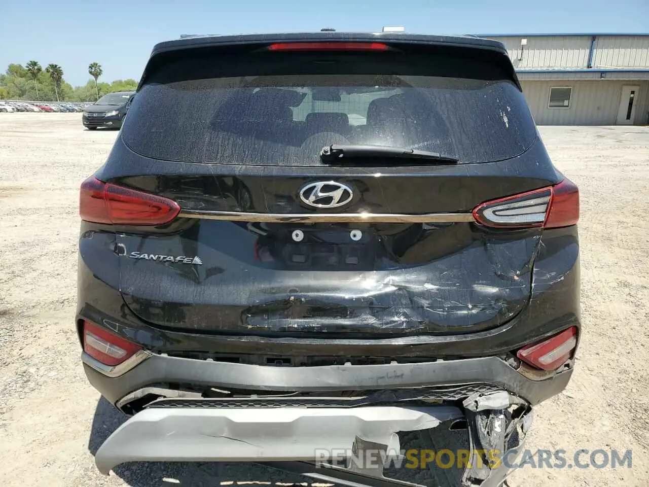 6 fotografías del automóvil dañado 5NMS23AD7KH008783 HYUNDAI SANTA FE 2019