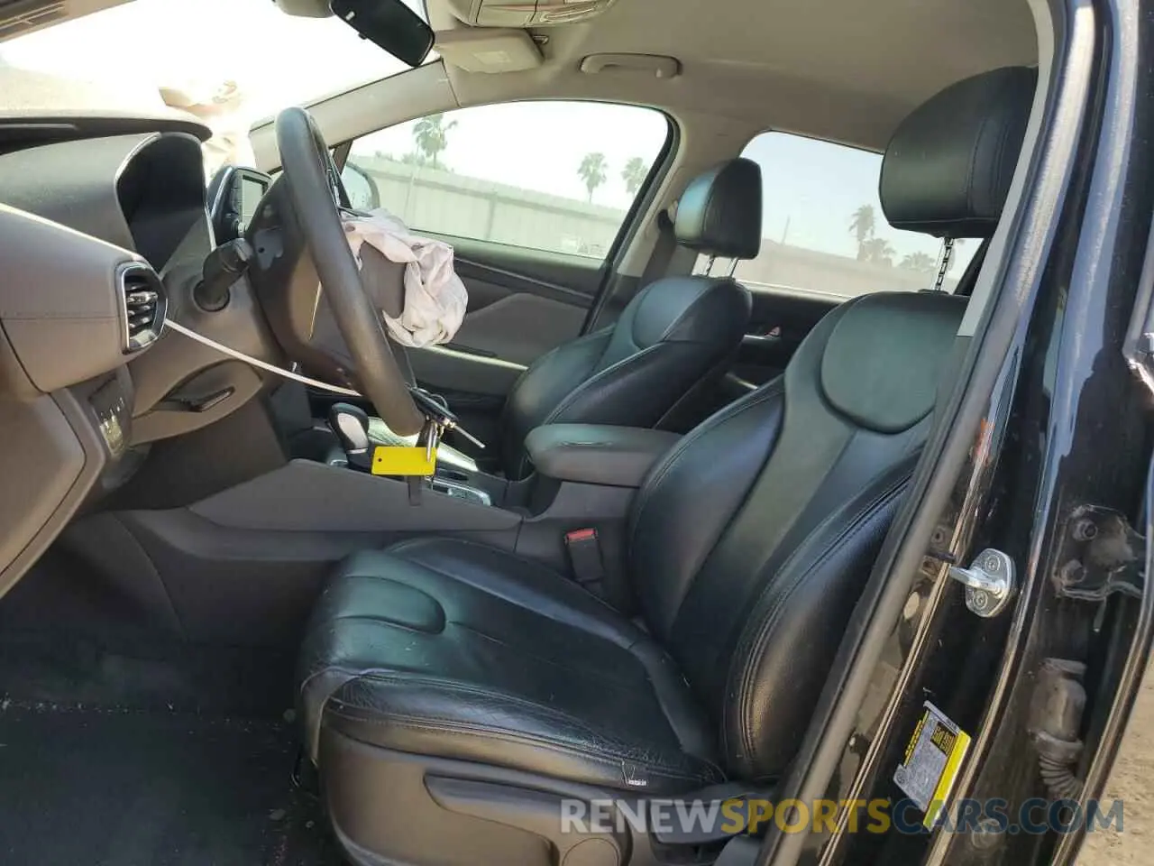 7 fotografías del automóvil dañado 5NMS23AD7KH008783 HYUNDAI SANTA FE 2019