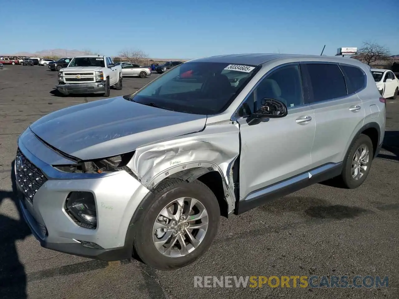 1 fotografías del automóvil dañado 5NMS23AD7KH064707 HYUNDAI SANTA FE 2019