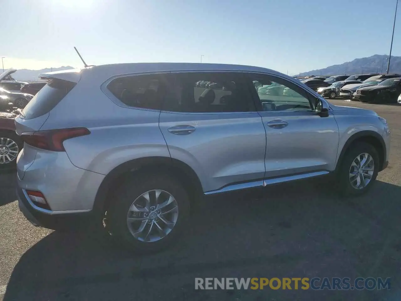 3 fotografías del automóvil dañado 5NMS23AD7KH064707 HYUNDAI SANTA FE 2019