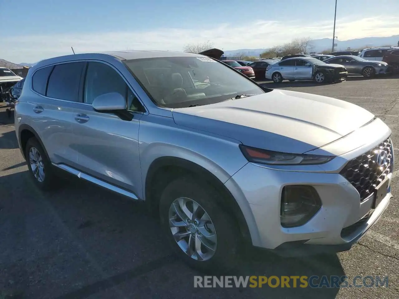 4 fotografías del automóvil dañado 5NMS23AD7KH064707 HYUNDAI SANTA FE 2019