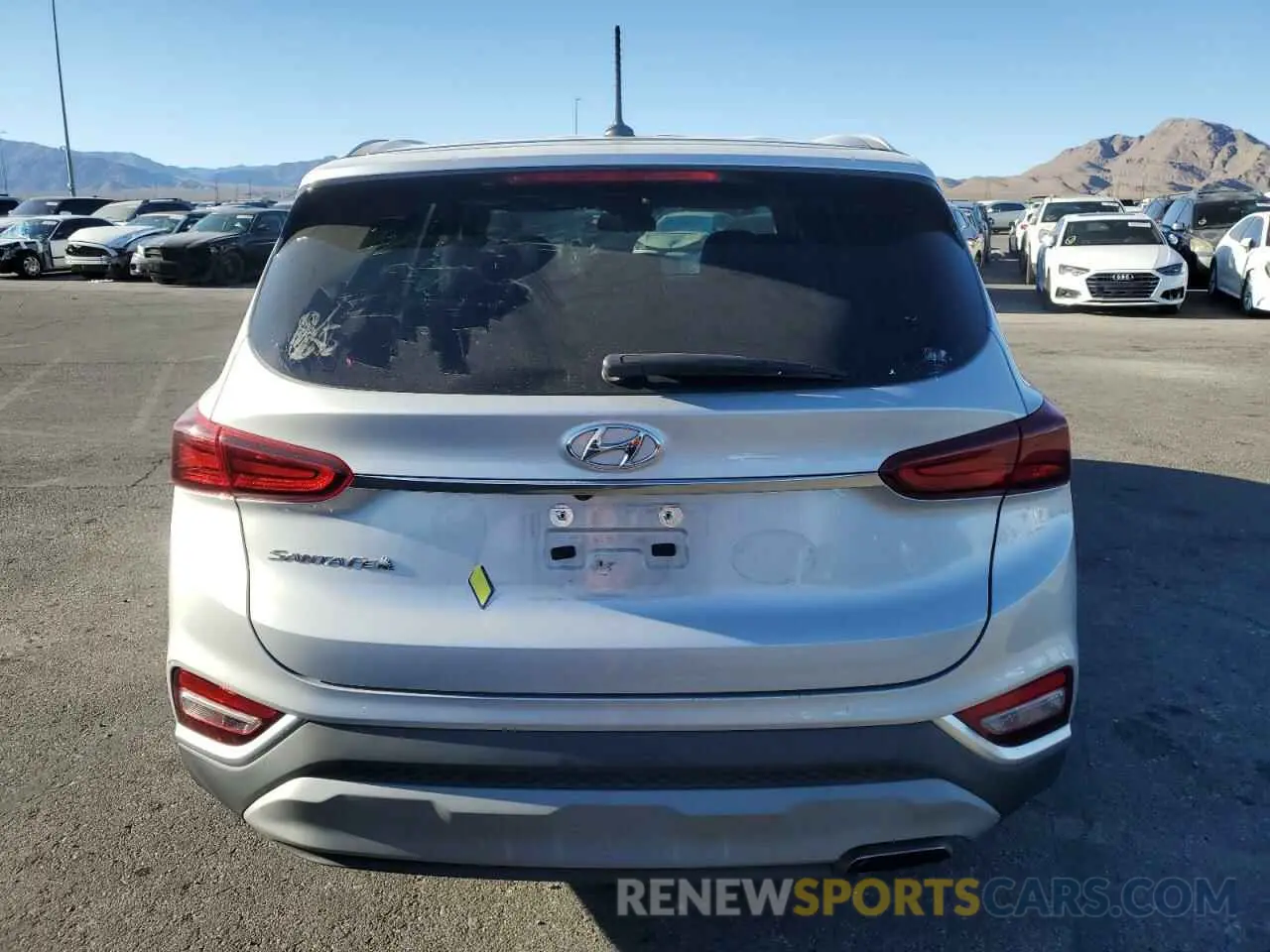 6 fotografías del automóvil dañado 5NMS23AD7KH064707 HYUNDAI SANTA FE 2019