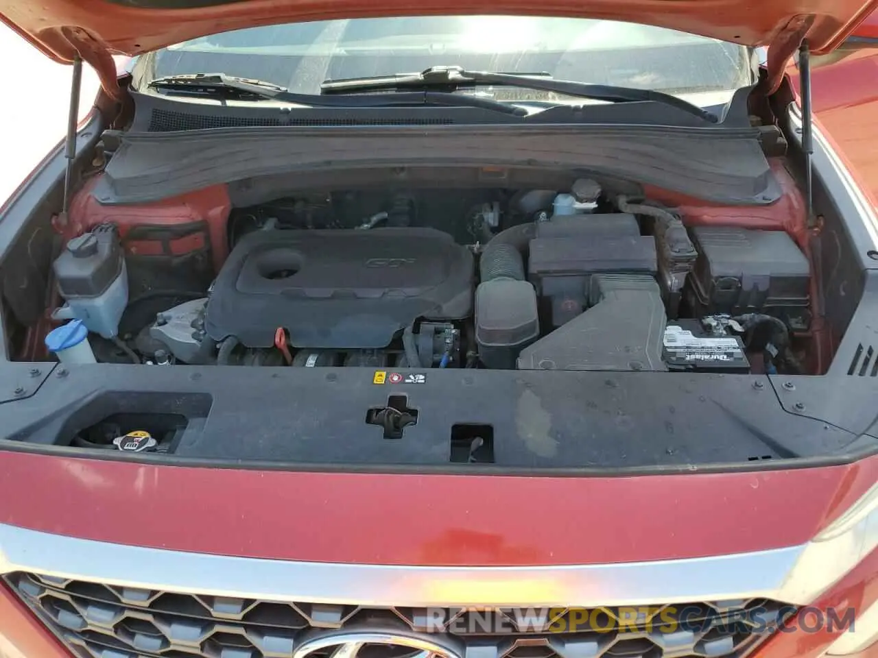 12 fotografías del automóvil dañado 5NMS23AD7KH085721 HYUNDAI SANTA FE 2019