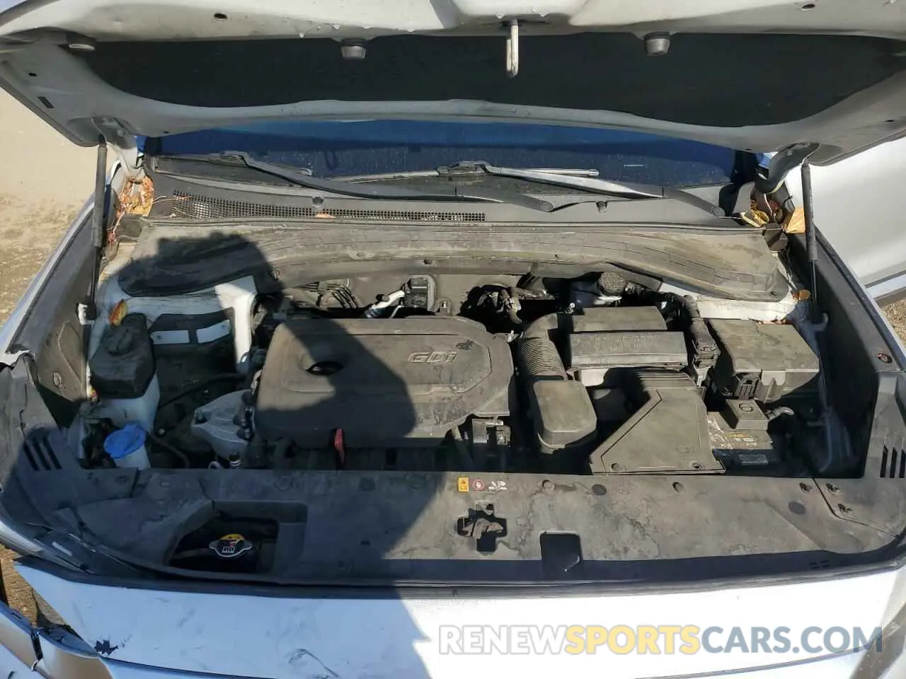 13 fotografías del automóvil dañado 5NMS23AD8KH016066 HYUNDAI SANTA FE 2019