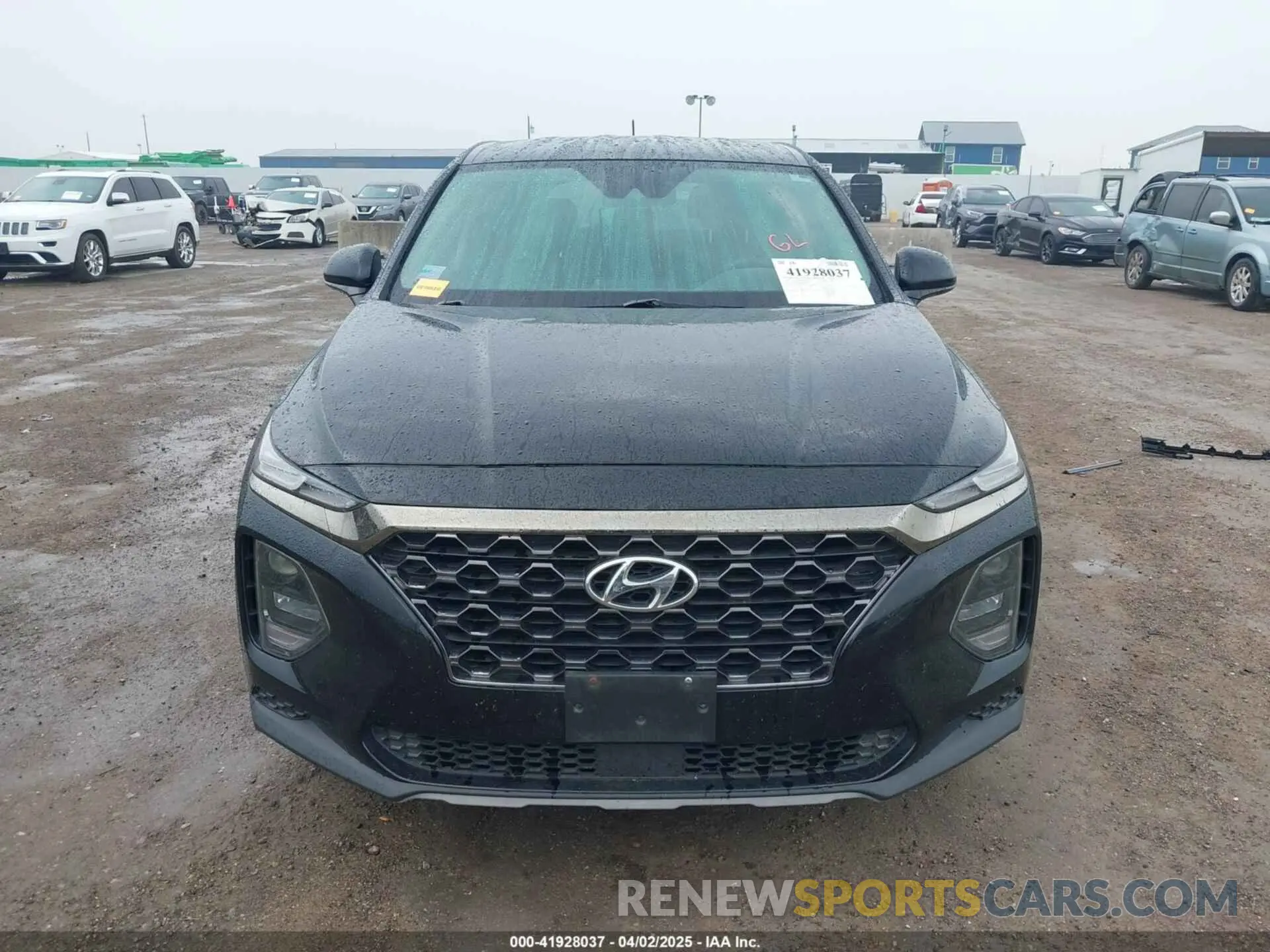 12 fotografías del automóvil dañado 5NMS23AD8KH097795 HYUNDAI SANTA FE 2019