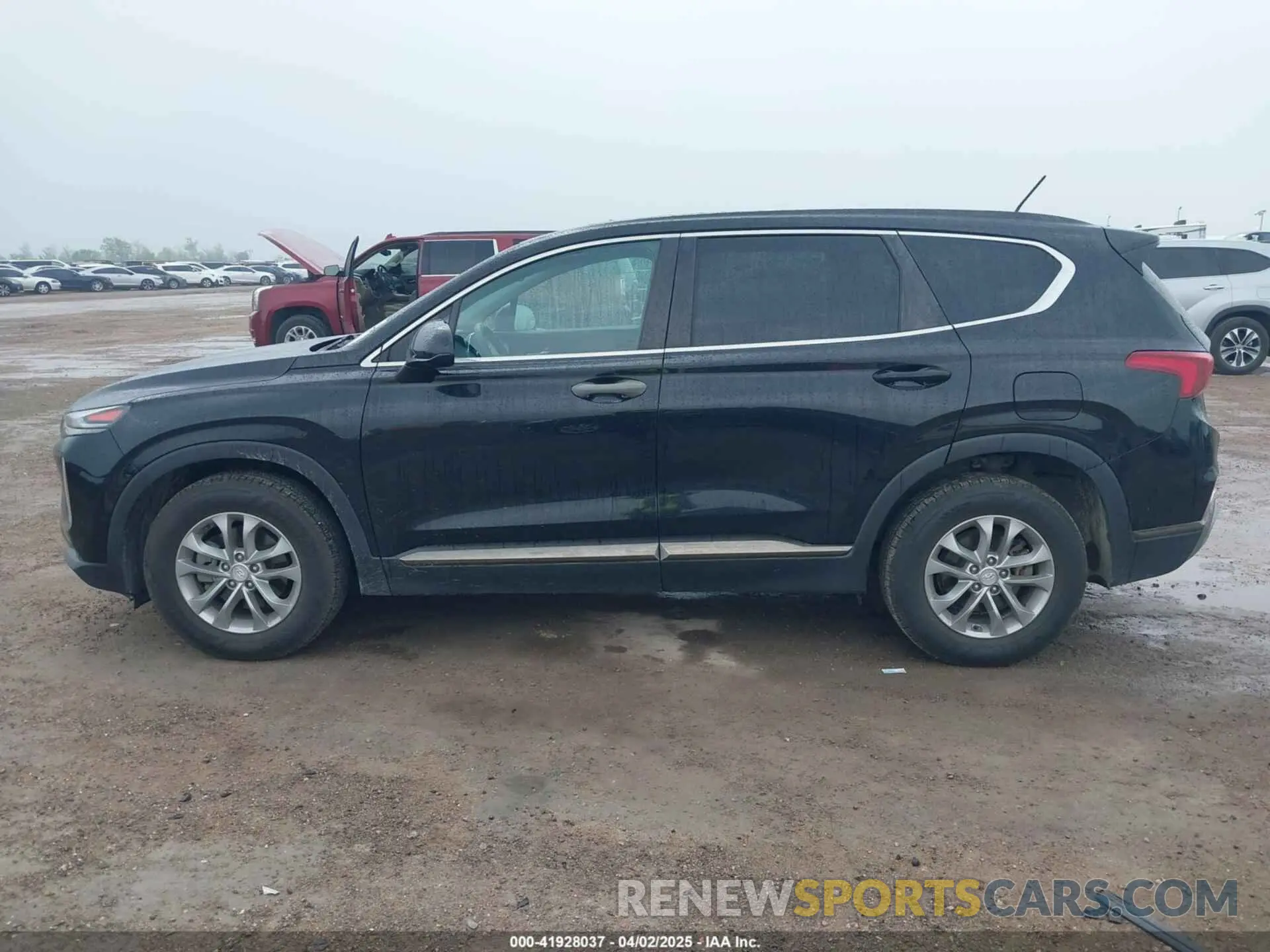 14 fotografías del automóvil dañado 5NMS23AD8KH097795 HYUNDAI SANTA FE 2019