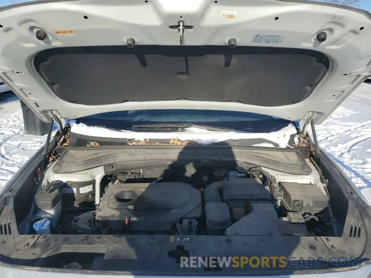12 fotografías del automóvil dañado 5NMS23AD8KH117866 HYUNDAI SANTA FE 2019