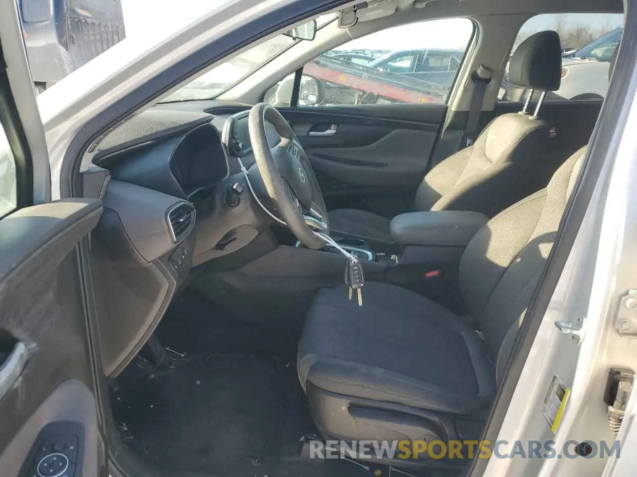 7 fotografías del automóvil dañado 5NMS23AD8KH117866 HYUNDAI SANTA FE 2019