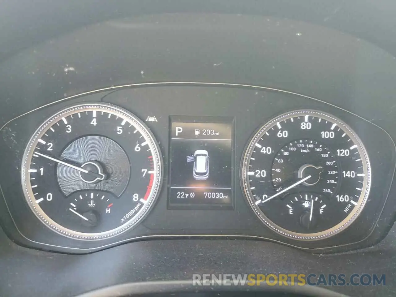 9 fotografías del automóvil dañado 5NMS23AD8KH117866 HYUNDAI SANTA FE 2019