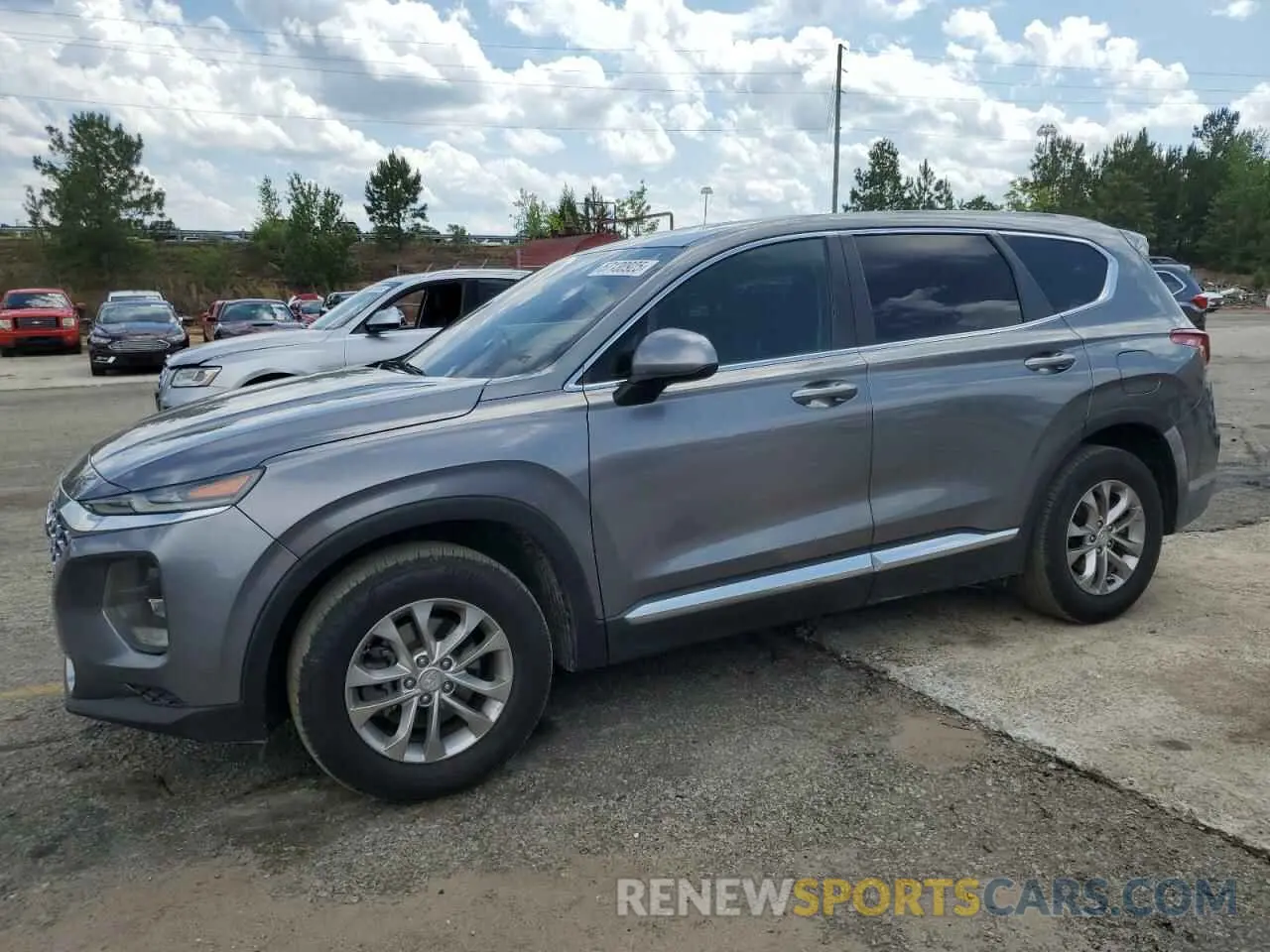 1 fotografías del automóvil dañado 5NMS23AD9KH019915 HYUNDAI SANTA FE 2019