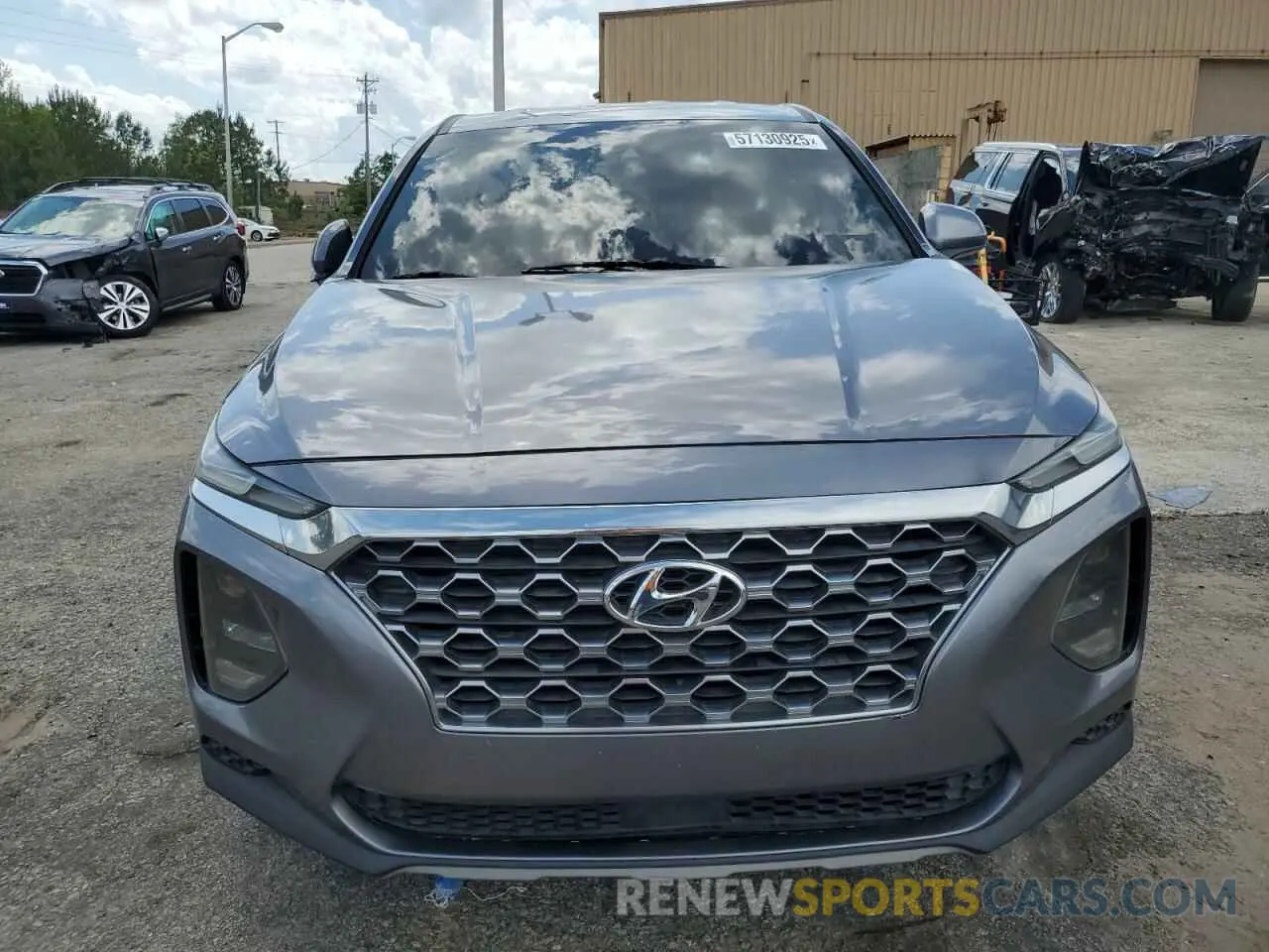 5 fotografías del automóvil dañado 5NMS23AD9KH019915 HYUNDAI SANTA FE 2019