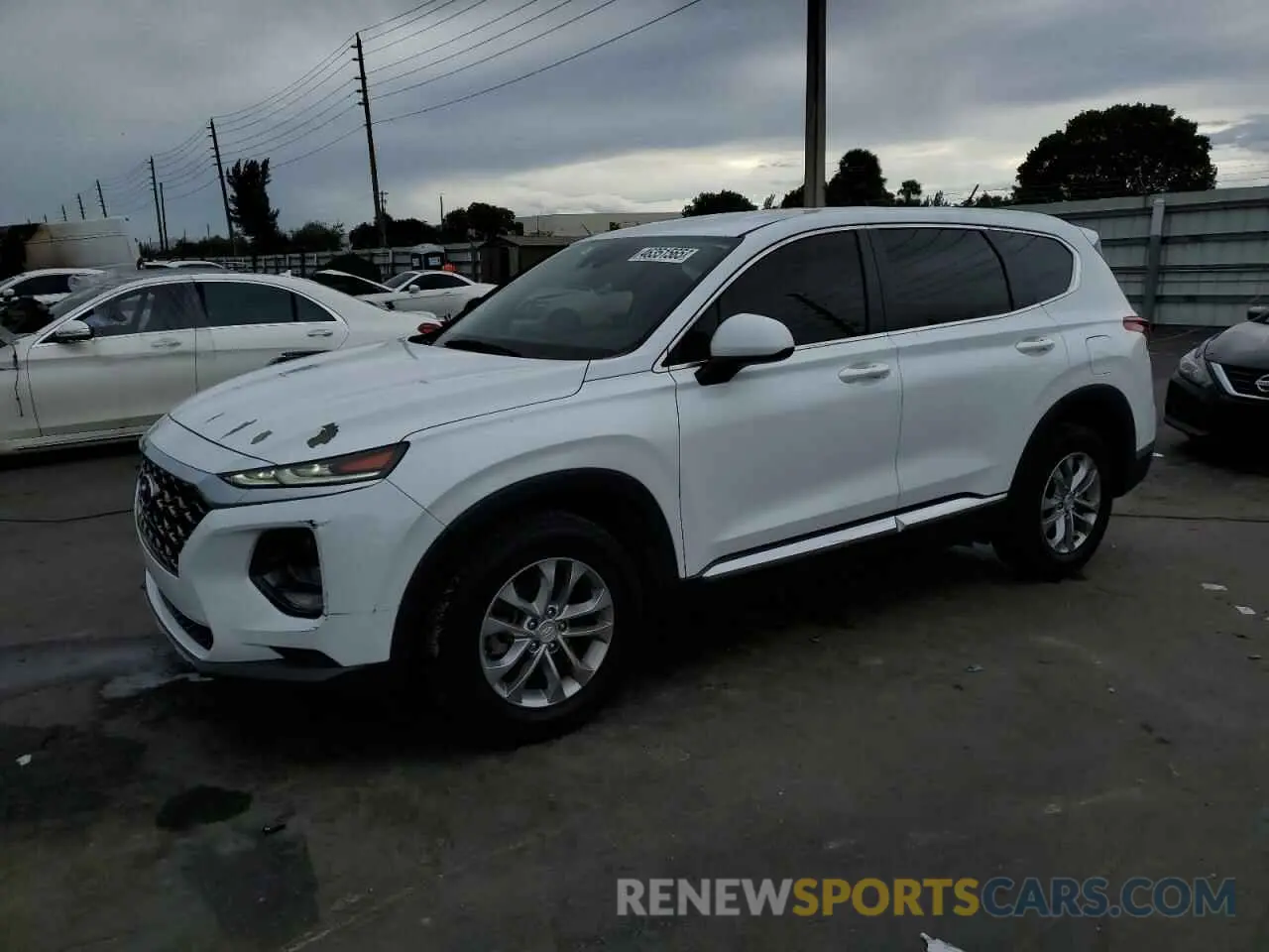 1 fotografías del automóvil dañado 5NMS23AD9KH039159 HYUNDAI SANTA FE 2019