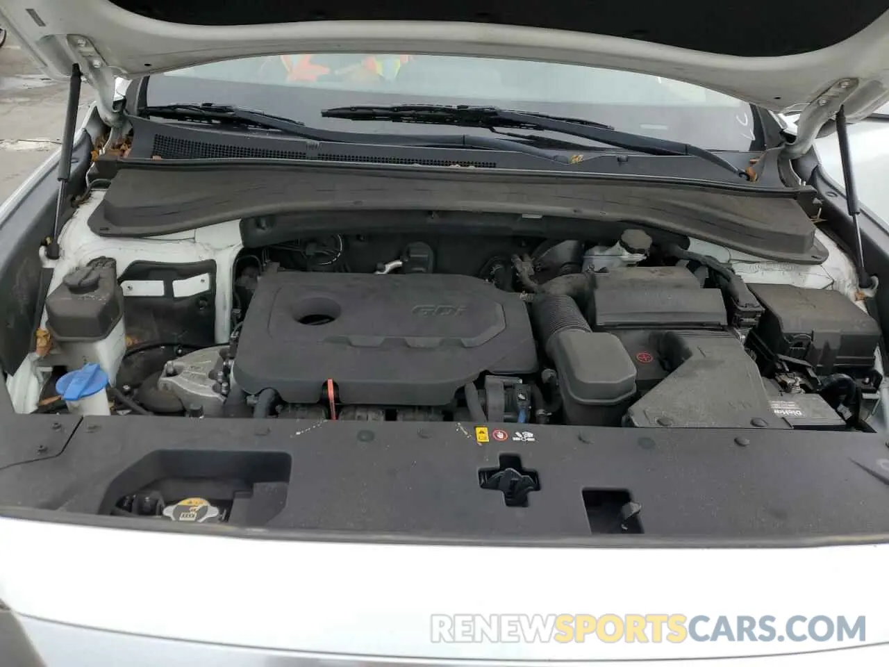 13 fotografías del automóvil dañado 5NMS23AD9KH039159 HYUNDAI SANTA FE 2019