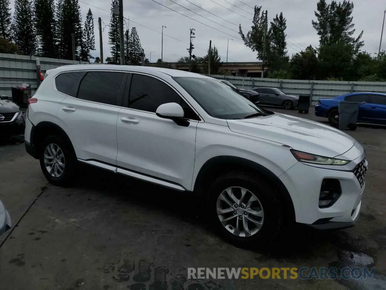 4 fotografías del automóvil dañado 5NMS23AD9KH039159 HYUNDAI SANTA FE 2019